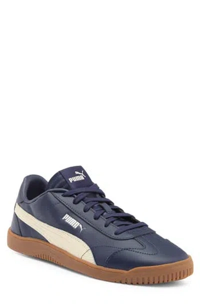 Puma Club 5v5 Sneaker In  Navy-alpine Snow-silver