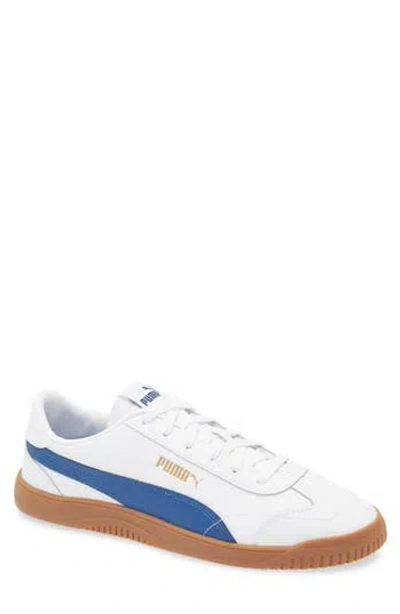 Puma Club 5v5 Sneaker In  White-clyde Royal-gold