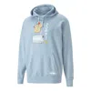 Puma Club Graphic Funny Printing Knit Sports Light Blue