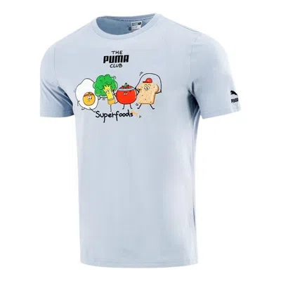 Puma Club Graphic T-shirt 'blue'