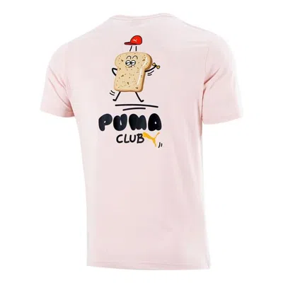 Puma Club Graphic T-shirt 'pink'