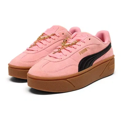 Puma Club Ii Era Platform Bling Ring Womens Sneakers In Pink