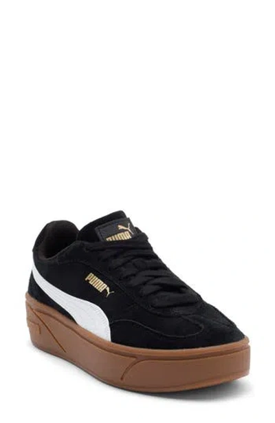 Puma Club Ii Era Platform Sneaker In Black
