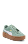 Puma Club Ii Era Platform Sneaker In Green Moon-lilac Frost