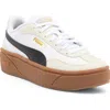 Puma Smash Platform V3 Mono Twist Shoes In  White- Black- Gray