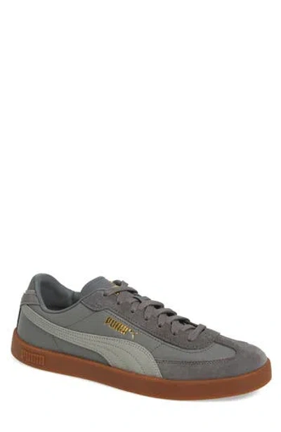 Puma Club Ii Era Sneaker In Cast Iron-smokey Gray-gold