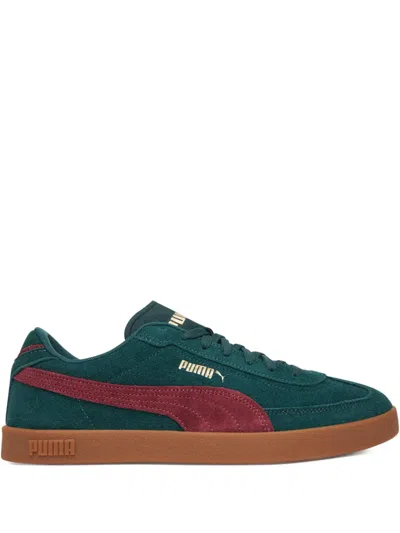 Puma Club Ii Era Suede Sneakers In Green