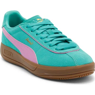 Puma Club Klassika Sd Low Top Sneaker In Green