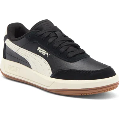 Puma Club Pearl Trainer Sneaker In  Black-alpine Snow