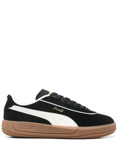 Puma Club Sneakers In Black