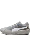 Puma Clyde All-pro Team "concrete Grey/white" Sneakers In Gray