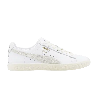 Pre-owned Puma Clyde 'base' In White