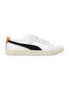 Puma Clyde Base L Man Sneakers White Size 9 Leather In White