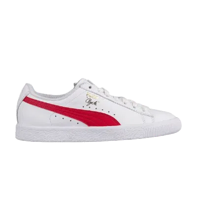 Pre-owned Puma Clyde Core Foil Jr 'barbados Cherry' In Red