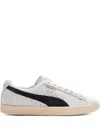 Puma Clyde Hairy Sneakers In Gray