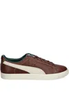 Puma Unisex Clyde Palais Artisan Sneakers In Brown