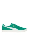 Puma Clyde Og Man Sneakers Green Size 9 Soft Leather In Green