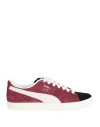 Puma Clyde Og Woman Sneakers Garnet Size 4.5 Cowhide In Red