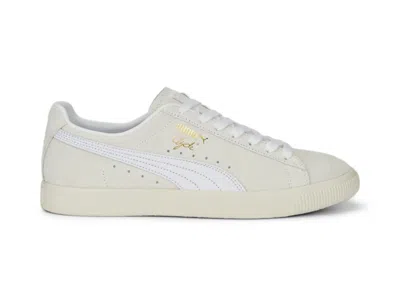 Pre-owned Puma Clyde Premium Sneakers In Frosted Ivory/ White