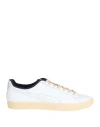 Puma Clyde Service Line Man Sneakers White Size 13 Soft Leather In White