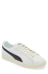 Puma 'clyde' Sneaker In  White- Black-ivory