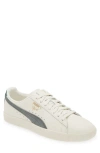 Puma Clyde Sneaker In Warm White-gray-eucalyptus