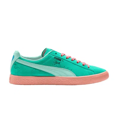 Pre-owned Puma Clyde 'south Beach' | Green | Men's Size 4.5