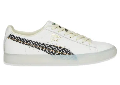 Pre-owned Puma Clyde Summer Breeze (women's) Sneakers In White/frosted Ivory