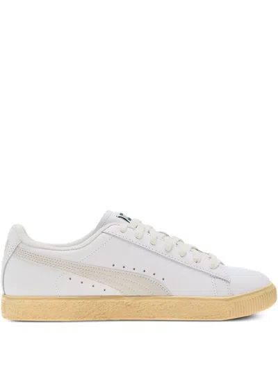 PUMA CLYDE VINTAGE LEATHER SNEAKERS