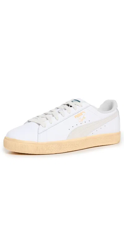 Puma Clyde Vintage Sneakers  White/light Straw