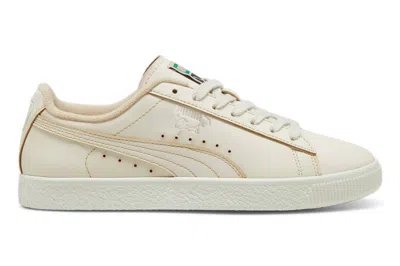 Pre-owned Puma Clyde White Coffee In White/coffee/coffee