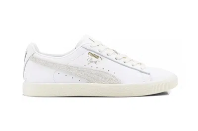 Pre-owned Puma Clyde White Frosted Ivory In White/frosted Ivory/ Team Gold