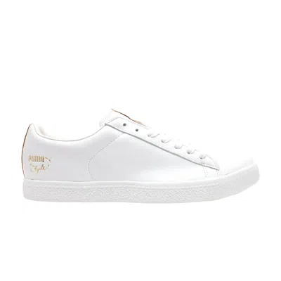 Pre-owned Puma Clyde X Undefeated Luxe  | White | Men's Size 12