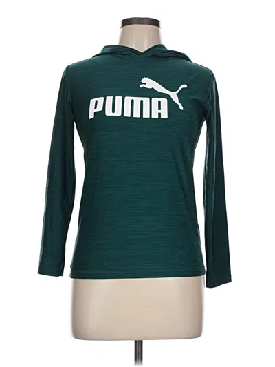 Pre-owned Puma Coat In Teal