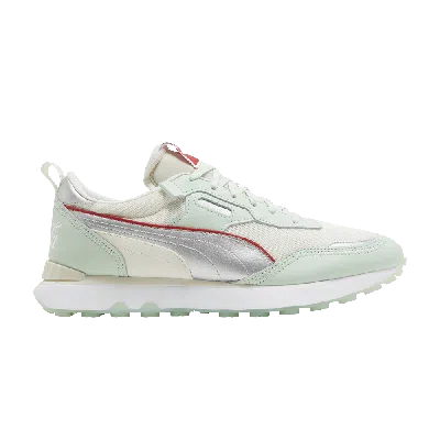 Pre-owned Puma Coca-cola X Rider Fv Le 'gossamer Green Silver'