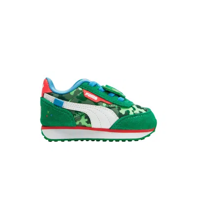 Pre-owned Puma Cocomelon X Future Rider Infant 'cody' | Green | Infant Size 6