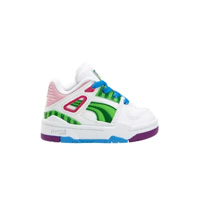 Pre-owned Puma Cocomelon X Slipstream Infant 'cocomelon Logo' | White | Infant Size 10