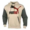 Puma Colorblock Hooded Sports Gray Green Brown Colorblock