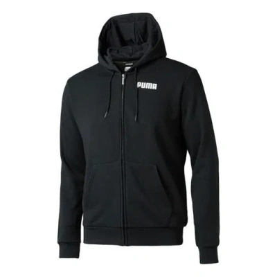 Puma Colorblock Logo Hooded Casual Black