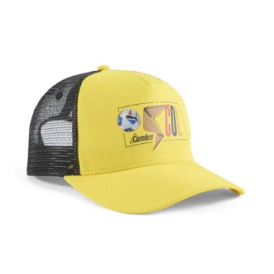 Puma Conmebol Copa América 2024 Fan Trucker Cap In Yellow