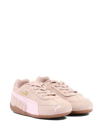 Puma Babies' Contrast Panel Sneakers In Neutral