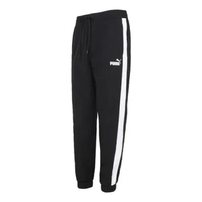 Puma Contrast Tricot Pants 'black White'