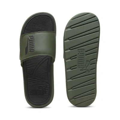 Puma Cool Cat 2.0 Fs Slides In Myrtle- Black