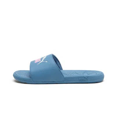 Puma Cool Cat 2.0 Big Kids' Slides In Blue