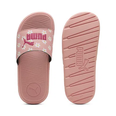 PUMA COOL CAT 2.0 DAISIES BIG KIDS' SLIDES