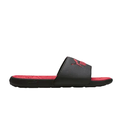 Pre-owned Puma Cool Cat 2.0 Slide 'bred' In Black
