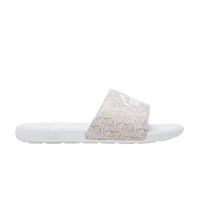 Pre-owned Puma Cool Cat 2.0 Slide 'pride' | White | Men's Size 9