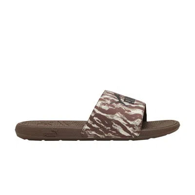 Pre-owned Puma Cool Cat 2.0 Slide 'protective Nature' | Brown | Men's Size 13