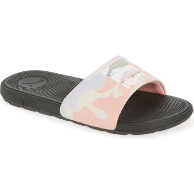 Puma Cool Cat 2.0 Slide Sandal In Cool Weather-pink Fruit-white