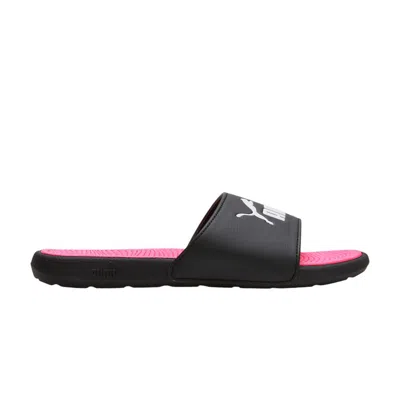 Pre-owned Puma Cool Cat 2.0 Slides Big Kid 'black Knockout Pink' | Kid's Size 4